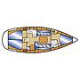 Book yachts online - sailboat - Bavaria Cruiser 37 - Diana - rent