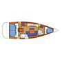 Book yachts online - sailboat - Oceanis 43 / 3 cbs - EC O43 09 G - rent