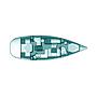 Book yachts online - sailboat - Sun Odyssey 45DS - Blue Dolphin - rent