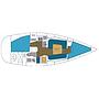 Book yachts online - sailboat - Elan 333 - PASSAT - rent