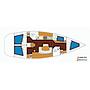 Book yachts online - sailboat - Cyclades 43.4 - Argo - rent