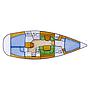 Book yachts online - sailboat - Sun Odyssey 42i - Gilda - rent
