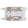 Book yachts online - catamaran - Saba 50 -  5 cabin version - Sea Energy V - rent