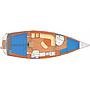 Book yachts online - sailboat - Delphia 40 - Nevette - rent