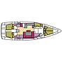 Book yachts online - sailboat - Bavaria Cruiser 51 - Shiba - rent