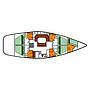 Book yachts online - sailboat - Beneteau Oceanis 500 - Lua - rent