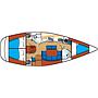 Book yachts online - sailboat - Sun Odyssey 37.1 - Jacob - rent