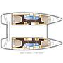 Book yachts online - catamaran - Lagoon 42 - Mares - rent