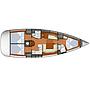 Book yachts online - sailboat - Sun Odyssey 42 i - ARETTE - rent