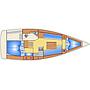 Book yachts online - sailboat - Bavaria Cruiser 32 - Cessar - rent