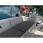 Book yachts online - sailboat - Oceanis 38.1 - Baby Dory AC shore power underwater light blue hull - rent