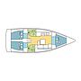 Book yachts online - sailboat - Dufour 382 Grand Large - Seneque - rent