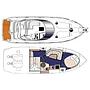 Book yachts online - motorboat - Cranchi Zaffiro 36 - Snoopy - rent
