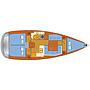Book yachts online - sailboat - Sun Odyssey 389 - Tequila Sunrise - rent
