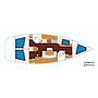 Book yachts online - sailboat - Beneteau Cyclades 43.4 - TIGRIS - rent