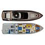 Book yachts online - motorboat - Riva 68 Ego - Pendrgon - rent