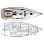 Book yachts online - sailboat - Bavaria 33 Cruiser - CATHERINE - rent