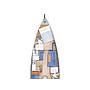 Book yachts online - sailboat - Sun Odyssey 410 - 410 Patra - rent