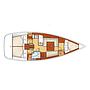 Book yachts online - sailboat - Oceanis 37 - Genie - Refit 2020 - rent