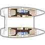 Book yachts online - catamaran - Lagoon 42 - Blackbird - rent