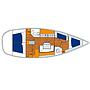 Book yachts online - sailboat - Beneteau Cyclades 43 - Dubi - rent