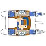 Book yachts online - catamaran - Lagoon 440/6 cab - EC- L44-09-G - rent