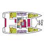 Book yachts online - catamaran - Lagoon 40 - Aquila (WM, Inverter) - rent