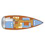 Book yachts online - sailboat - Sun Odyssey 389 - 2 cab - Tara - rent