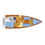 Book yachts online - sailboat - Sun Odyssey 349 - Antonija - rent