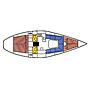 Book yachts online - sailboat - Dehler 38 - Ferox - rent