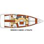 Book yachts online - sailboat - Beneteau Oceanis 45 - Maverick - rent