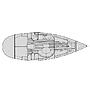 Book yachts online - sailboat - First 42S7 - Dune Mosse - rent