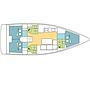 Book yachts online - sailboat - Dufour 390 Grand Large - Blu - rent