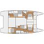 Book yachts online - catamaran - Saba 50 - Princess Aphrodite (crewed) - rent