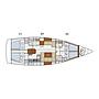 Book yachts online - sailboat - Hanse 445 - Luna dei mari - rent
