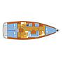 Book yachts online - sailboat - Sun Odyssey 409 - Veterano - rent