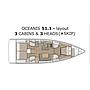 Book yachts online - sailboat - Oceanis 51.1 - Dodo - rent