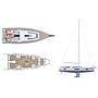 Book yachts online - sailboat - Oceanis 46.1 - Blue Satellite - rent