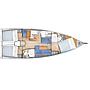 Book yachts online - sailboat - Sun Odyssey 410 - no name (A/C, GENERATOR,BOW TH) - rent