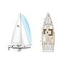 Book yachts online - sailboat - Hanse 458 - Bellatrix - rent