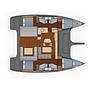 Book yachts online - catamaran - Luna 49 - BLUE - rent